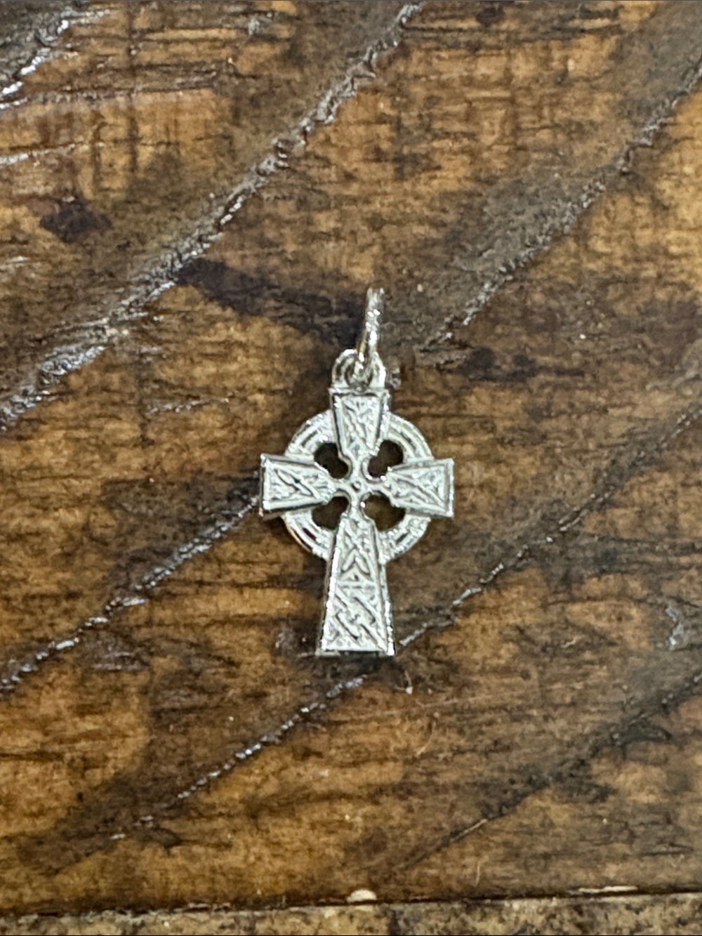 Sterling Silver Celtic Cross small charm